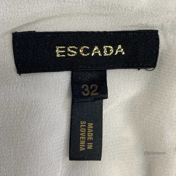 Escada Animal Print Sequin Beaded Dress Sz 32 EUC - Picture 2 of 12